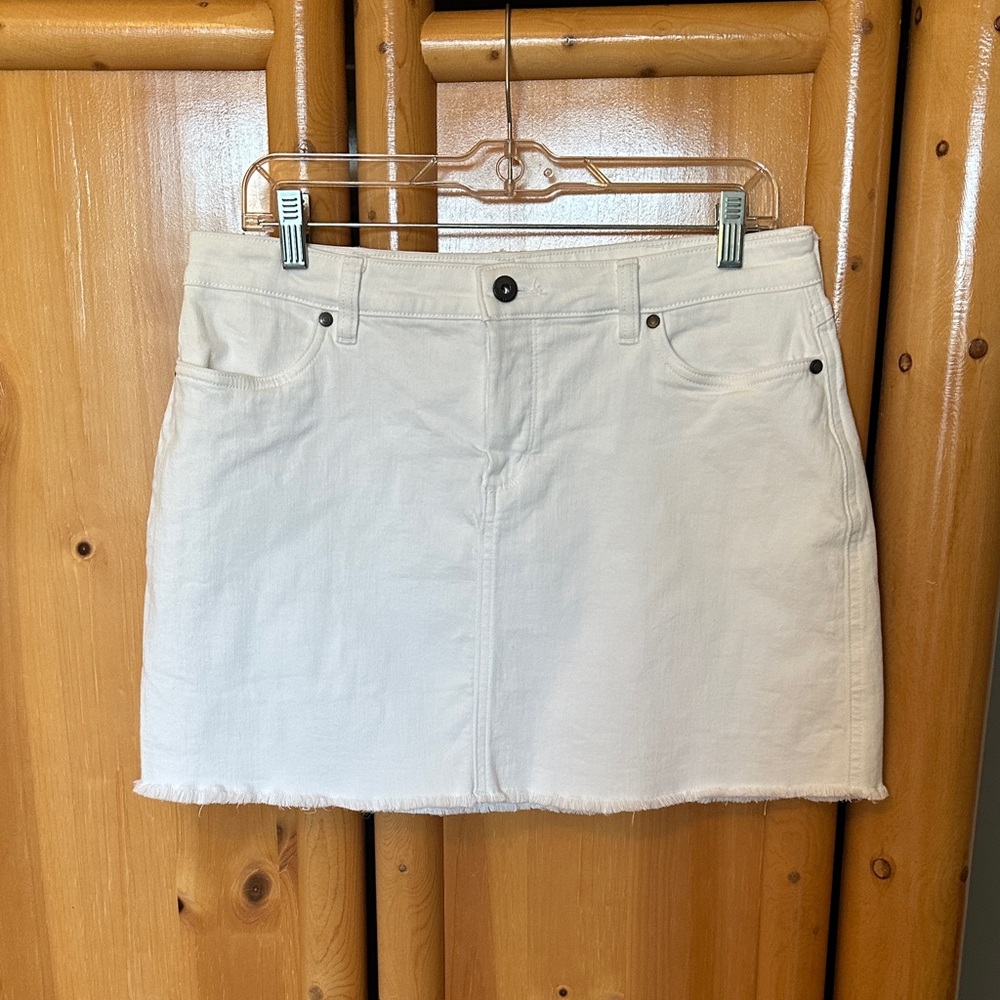 Carve Designs White Mini Skirt